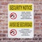 Signmission Knives Weapons Banned Bilingual OSHA Security Notice Sign, Plastic, 7in W x 10in L, 2PK OS-2PACK-SN-P-710-L-11555 - alternate 8